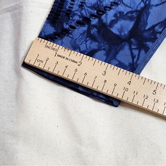 Pink by Victorias Secret Elastic Waist Leggings size X-Small Blue - Picture 9 of 9